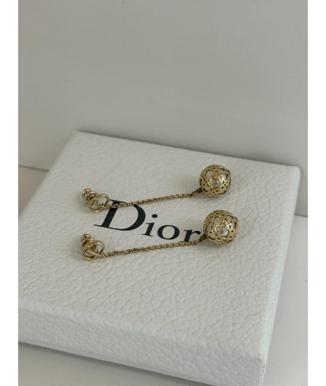 CHRISTIAN DIOR Золотые серьги, фото 2