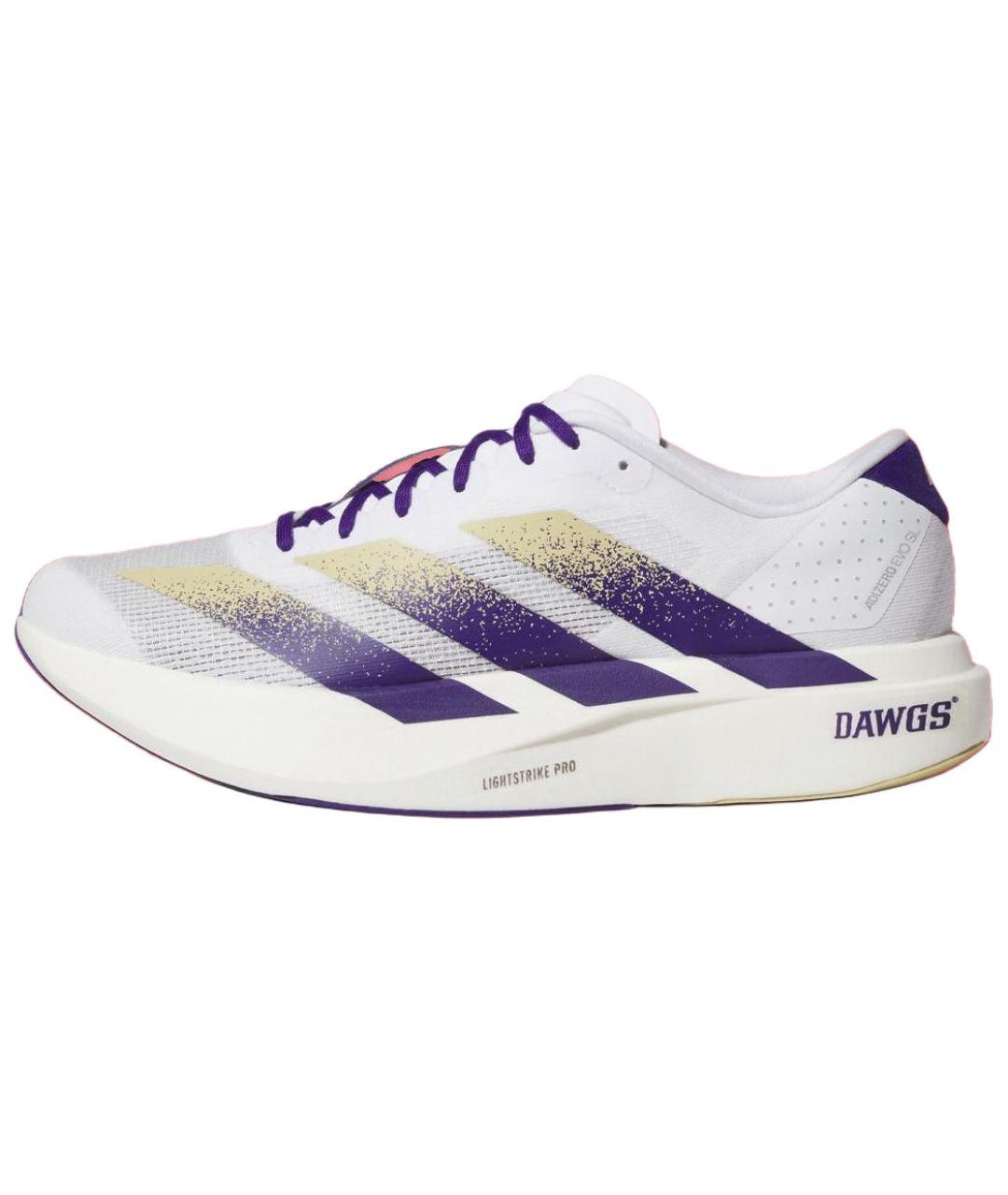 ADIDAS Белые синтетические низкие кроссовки / кеды, фото 2