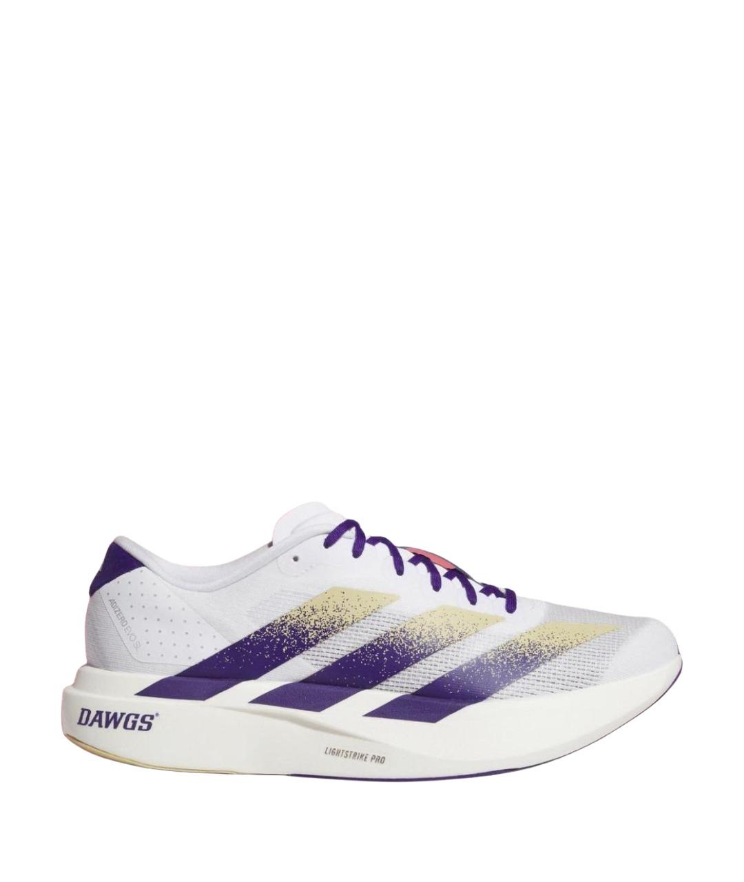 ADIDAS Белые синтетические низкие кроссовки / кеды, фото 1