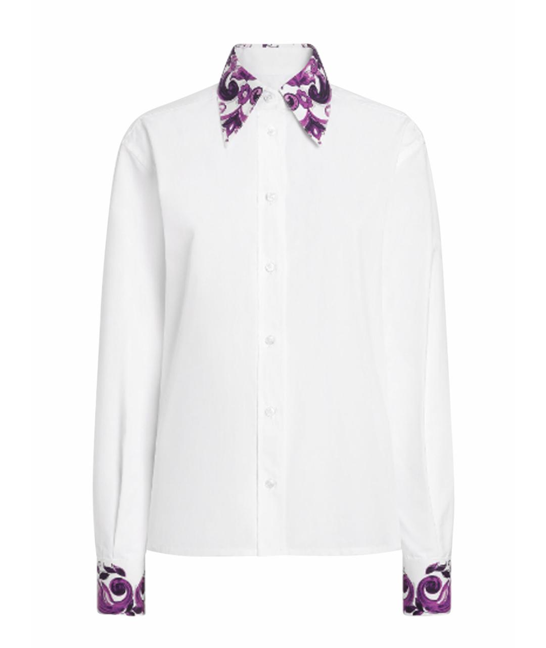 DOLCE&GABBANA Белая хлопковая рубашка, фото 1
