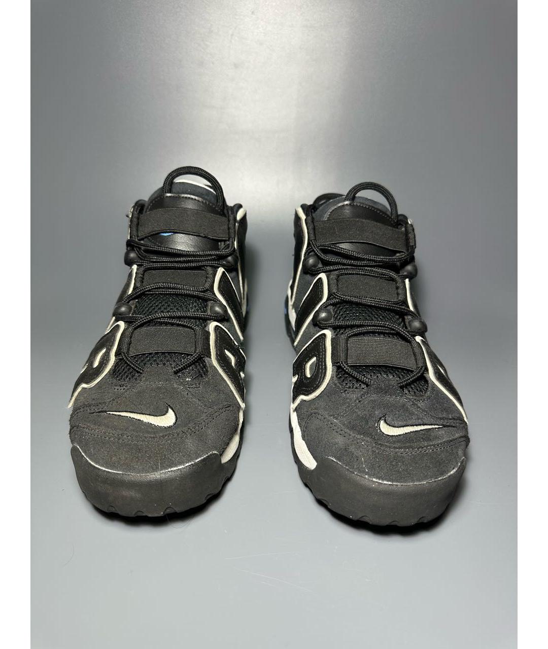NIKE Черные замшевые высокие кроссовки / кеды, фото 2