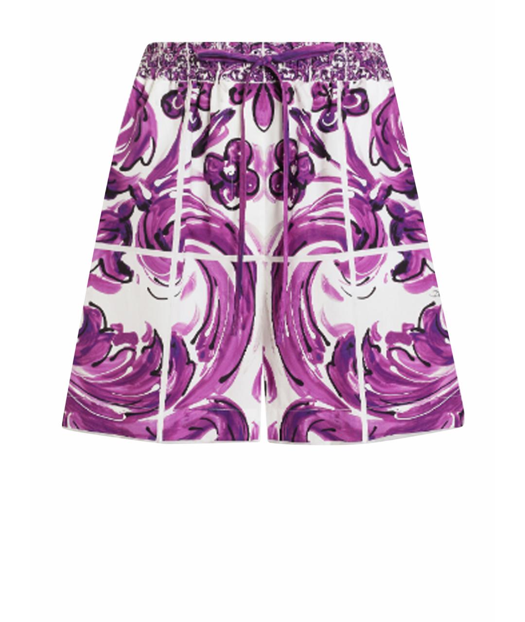 DOLCE&GABBANA Мульти хлопковые шорты, фото 1