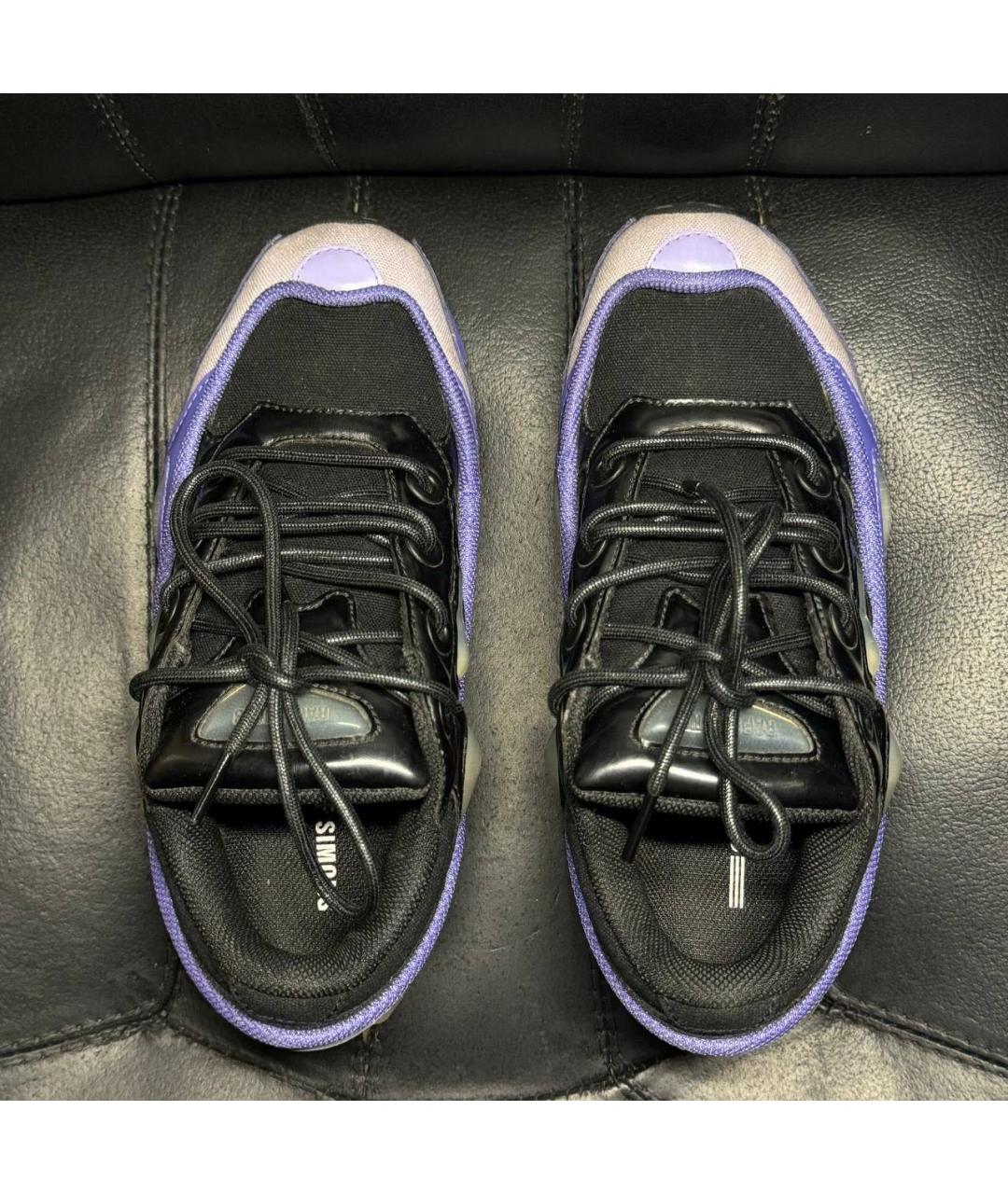 ADIDAS X RAF SIMONS Фиолетовые текстильные низкие кроссовки / кеды, фото 7