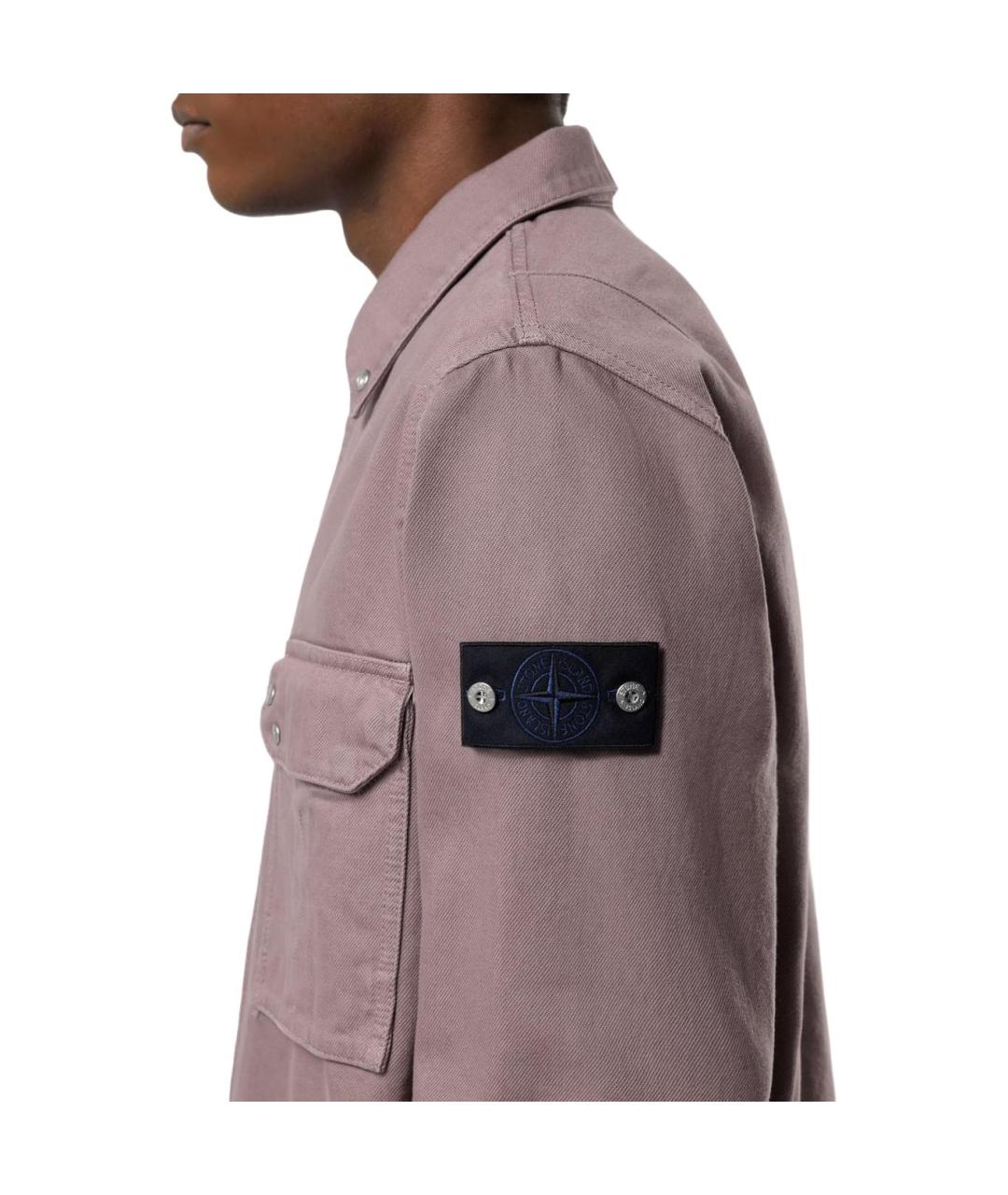 STONE ISLAND Фиолетовая хлопковая куртка, фото 5