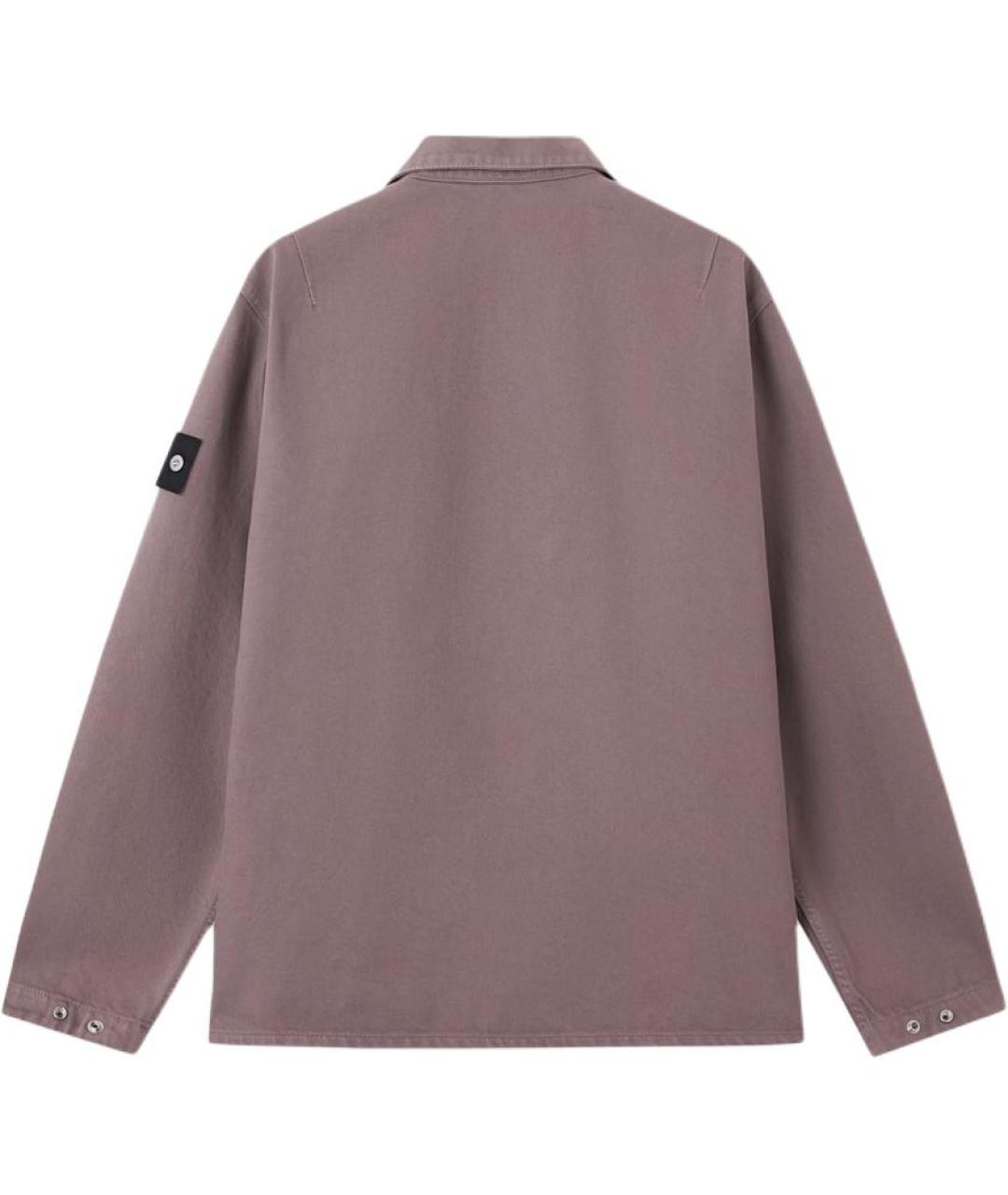 STONE ISLAND Фиолетовая хлопковая куртка, фото 2