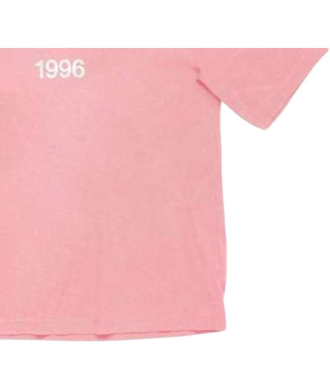 ACNE STUDIOS Розовая хлопковая футболка, фото 4