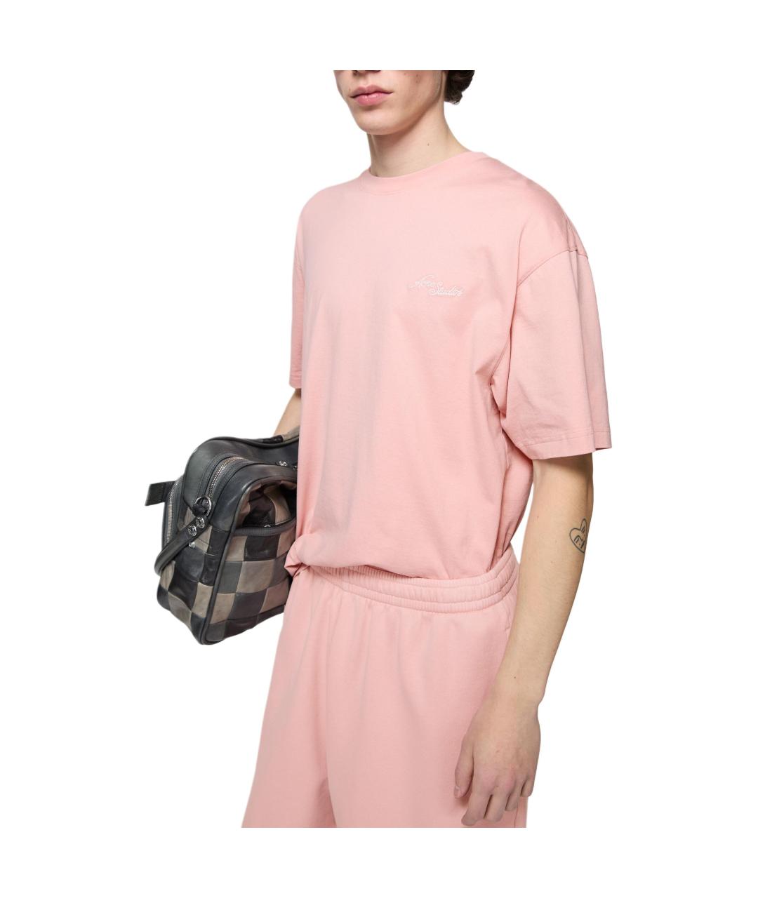 ACNE STUDIOS Розовая футболка, фото 3