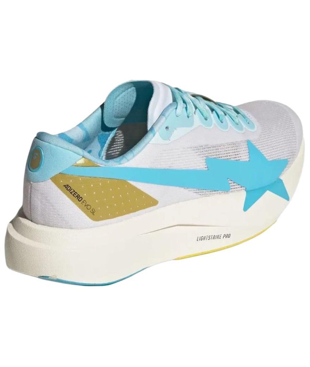 ADIDAS Белые текстильные кроссовки, фото 4