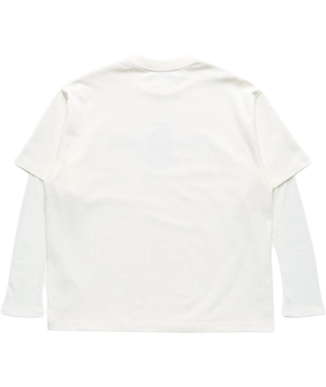 ACNE STUDIOS Бежевая хлопковая футболка, фото 2