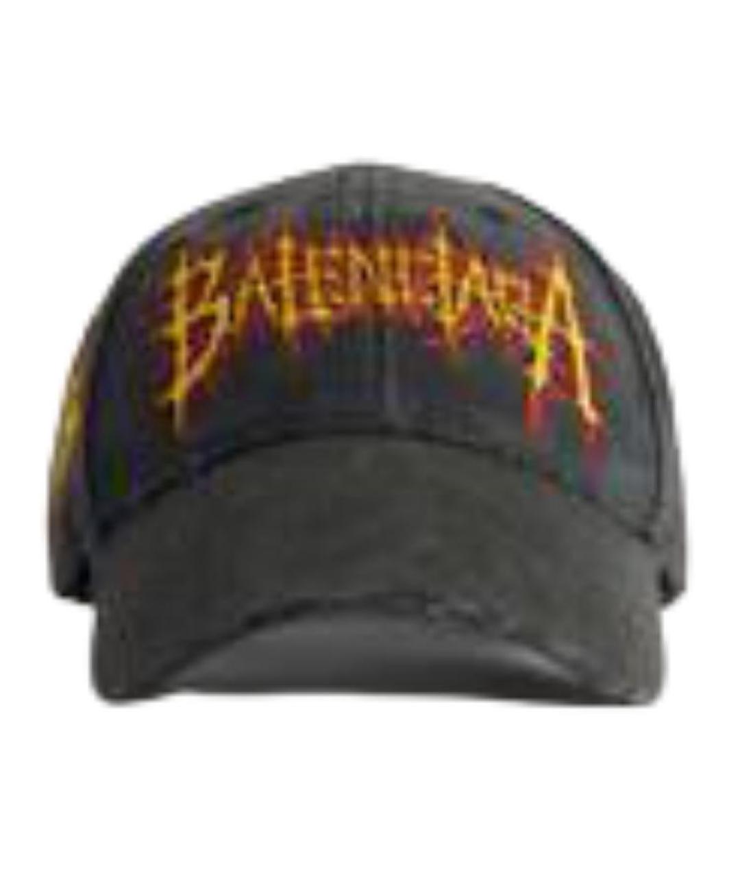 BALENCIAGA Черная кепка, фото 1