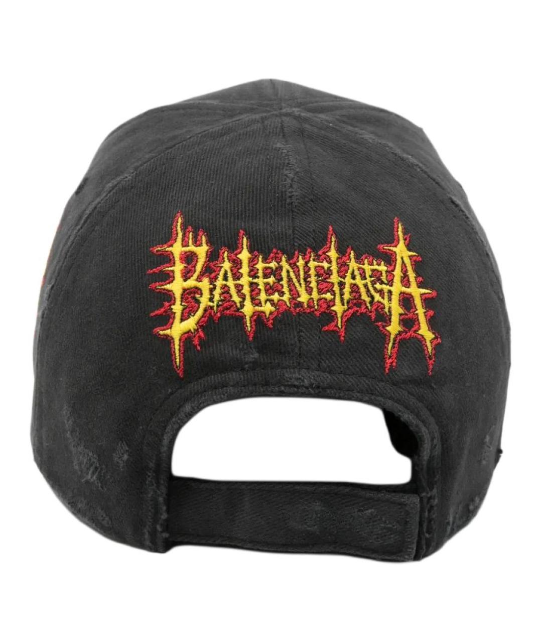 BALENCIAGA Черная кепка, фото 3