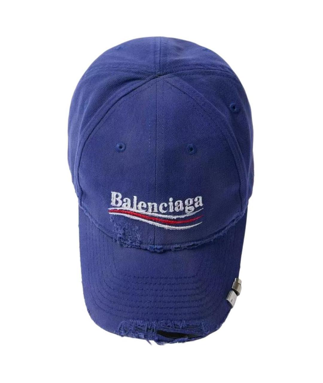 BALENCIAGA Синяя кепка, фото 3