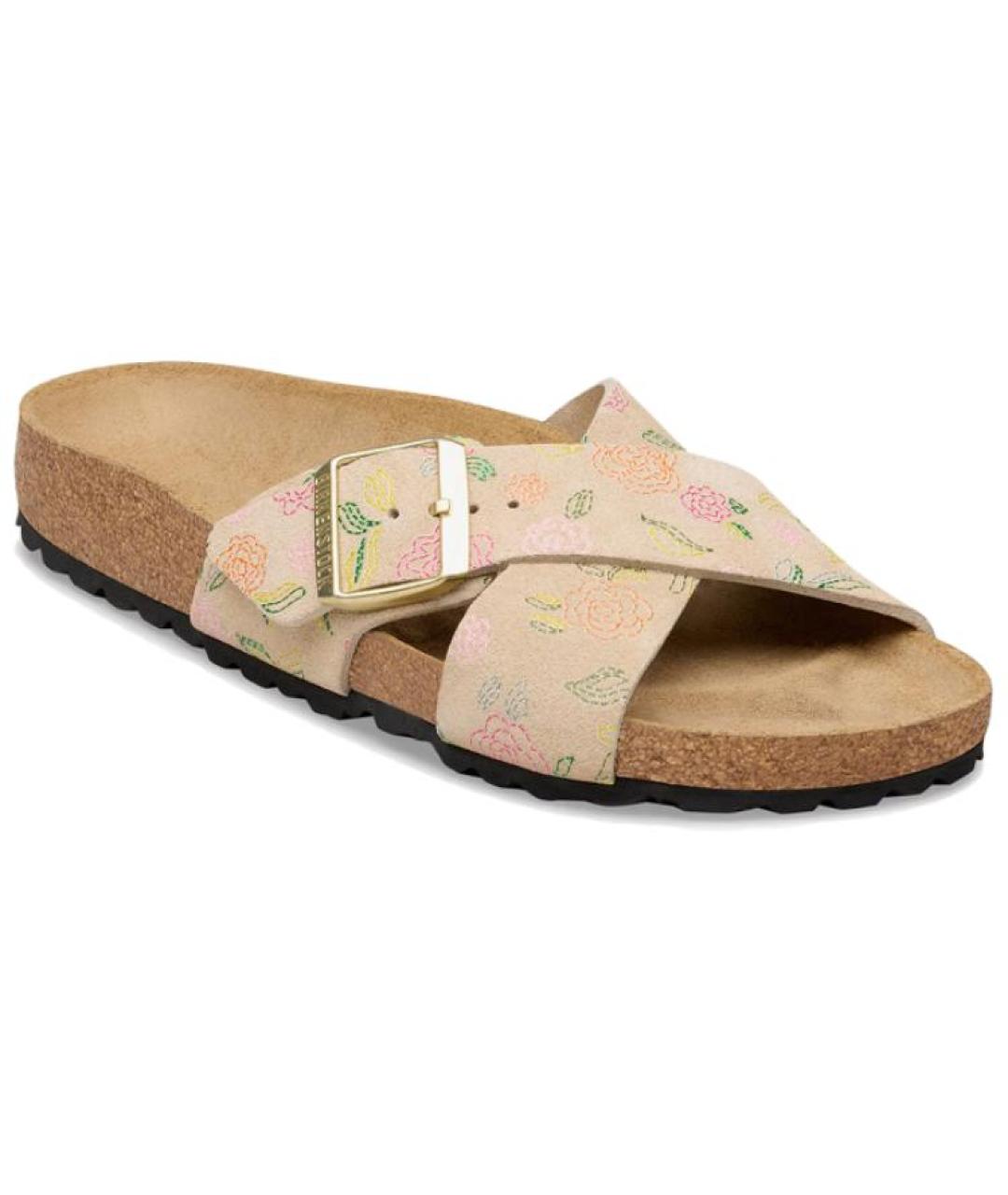 BIRKENSTOCK Бежевые шлепанцы, фото 2