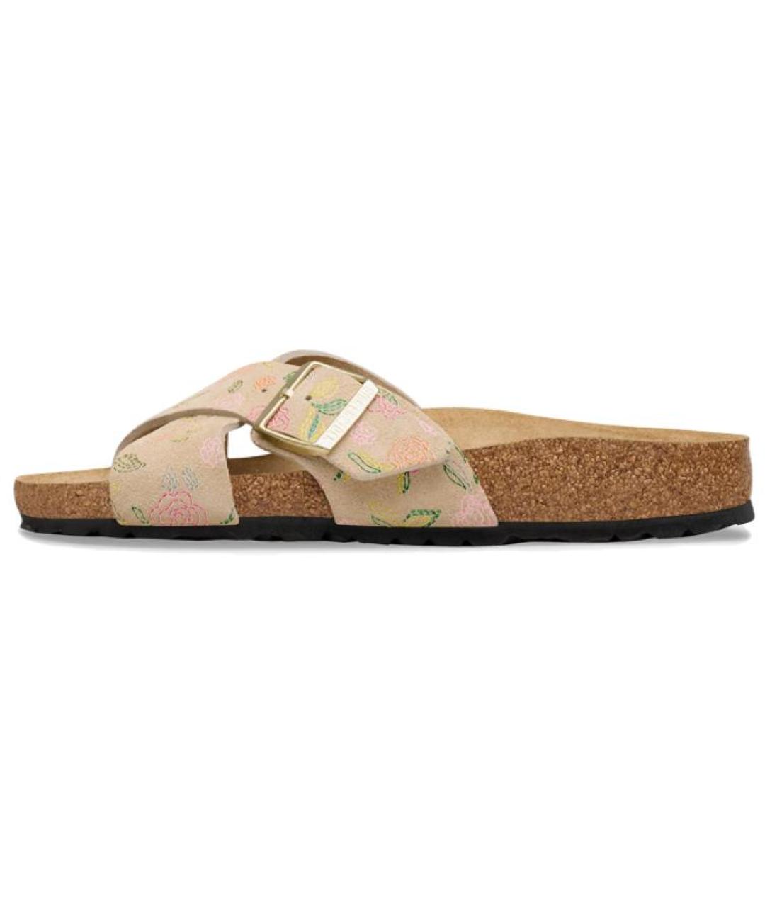 BIRKENSTOCK Бежевые шлепанцы, фото 5