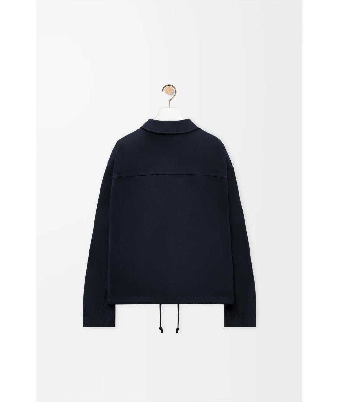 LOEWE Темно-синяя хлопковая куртка, фото 2
