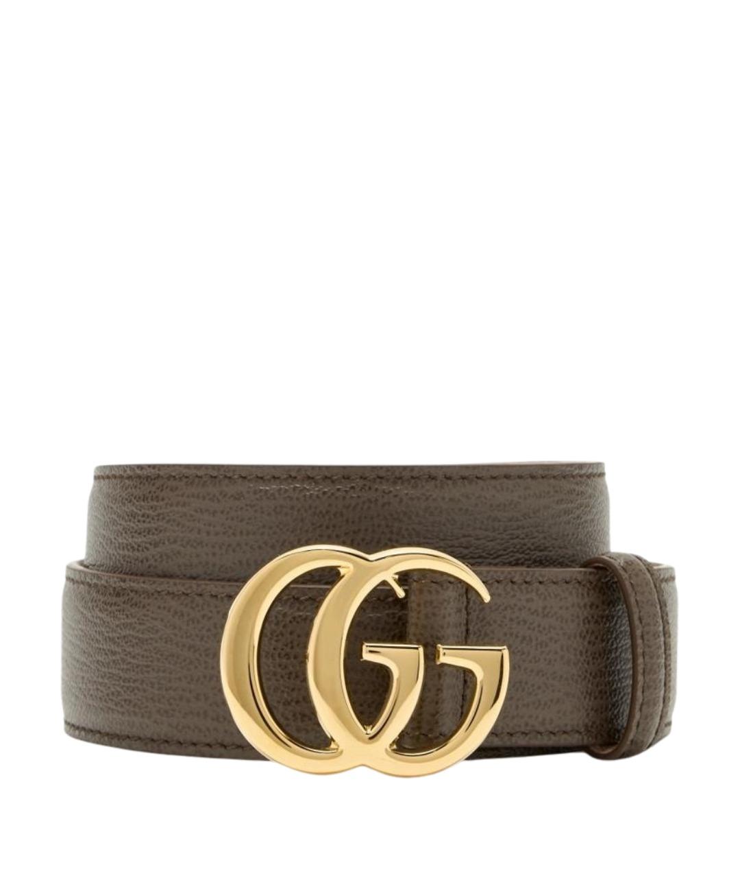GUCCI Коричневый кожаный ремень, фото 1