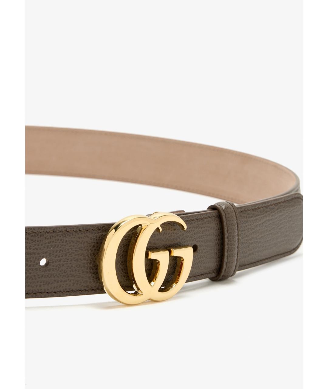GUCCI Коричневый кожаный ремень, фото 2