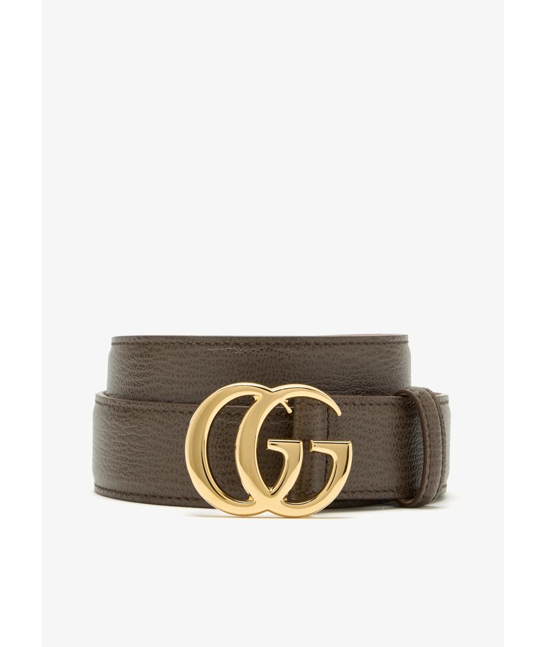 GUCCI Коричневый кожаный ремень, фото 4