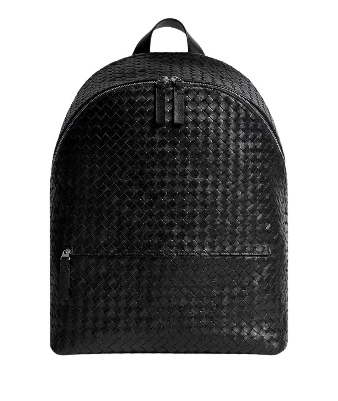 BOTTEGA VENETA Черный кожаный рюкзак, фото 1