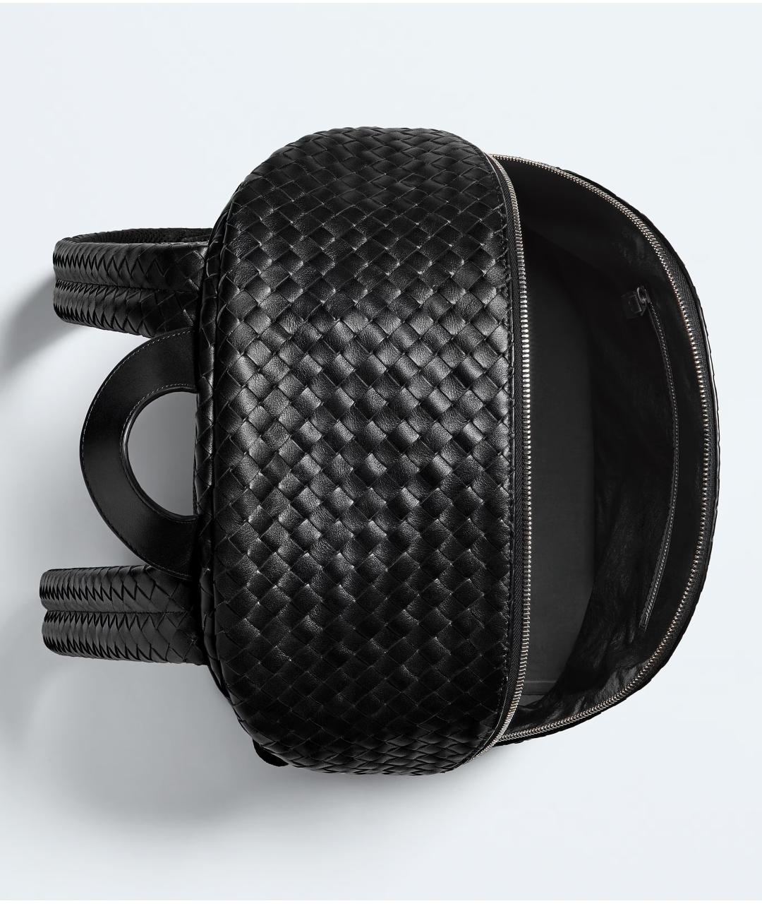 BOTTEGA VENETA Черный кожаный рюкзак, фото 2
