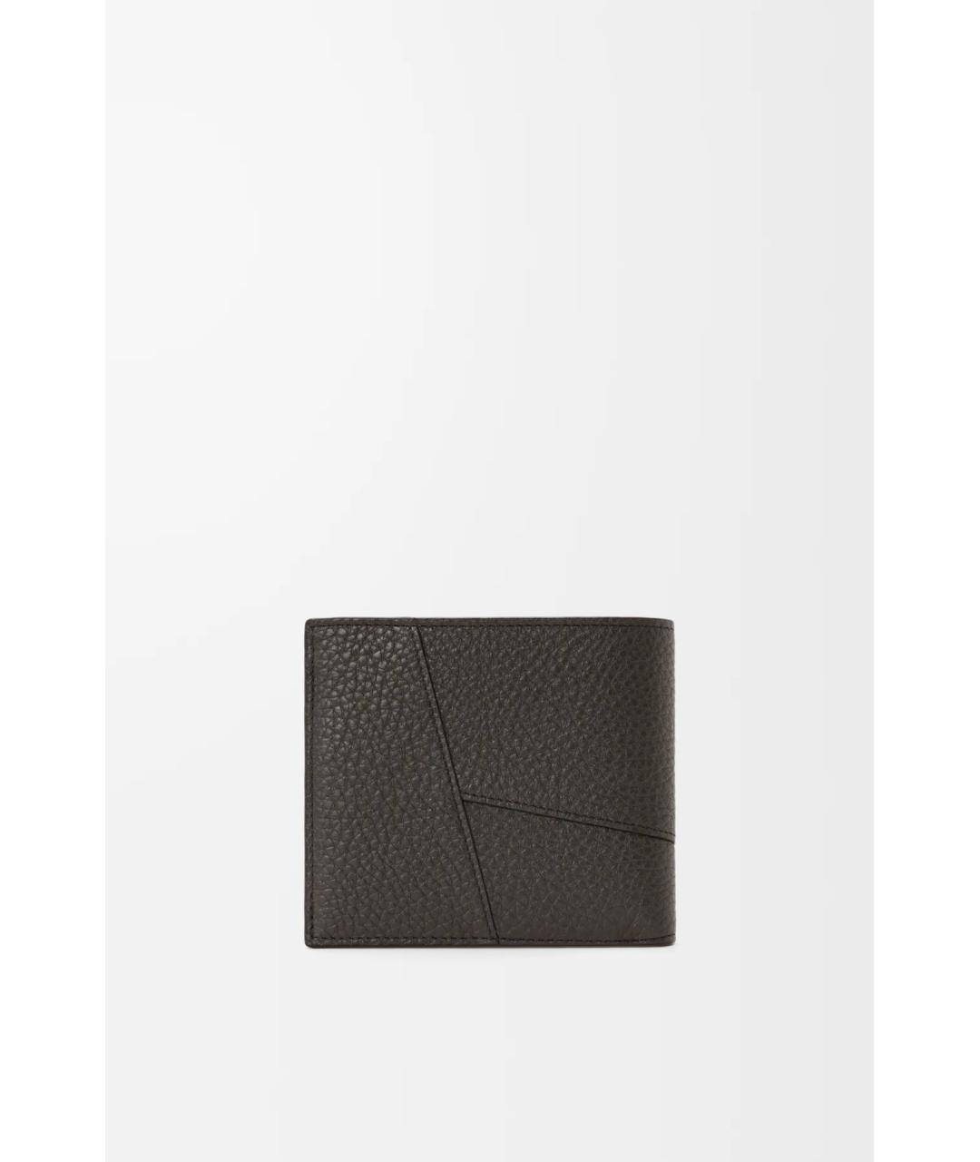 LOEWE Серый кожаный кошелек, фото 4