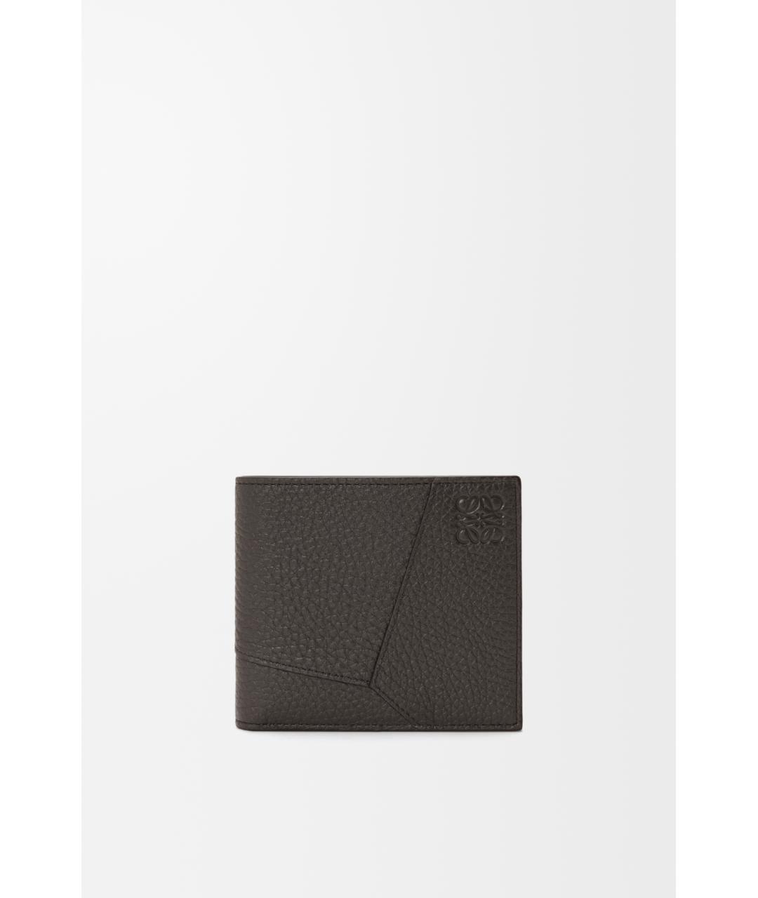 LOEWE Серый кожаный кошелек, фото 5