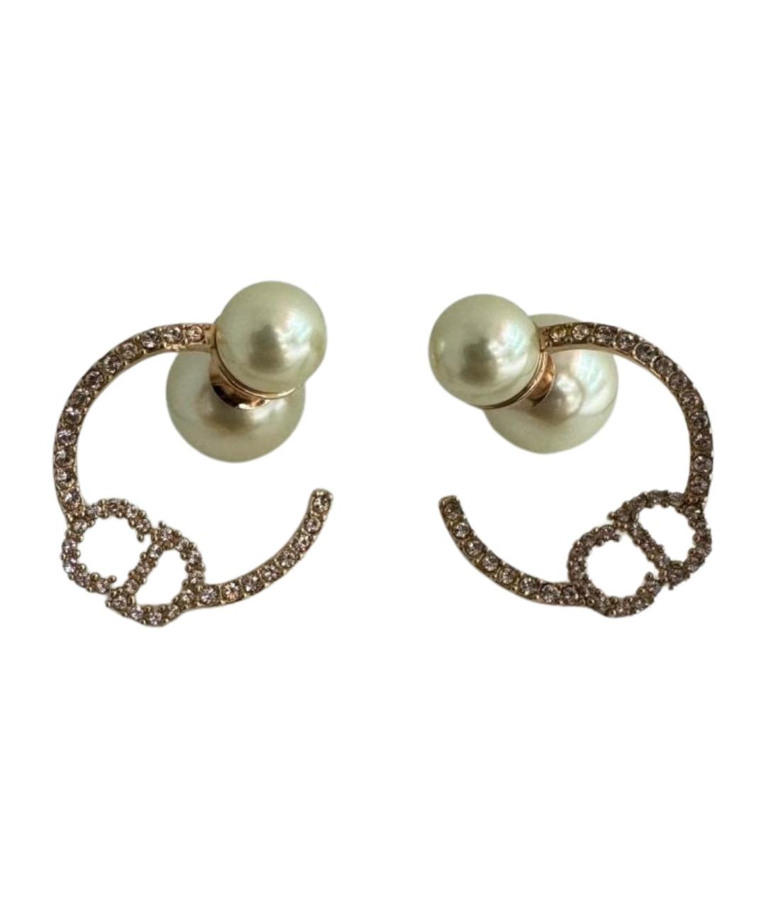 CHRISTIAN DIOR Золотые серьги, фото 1