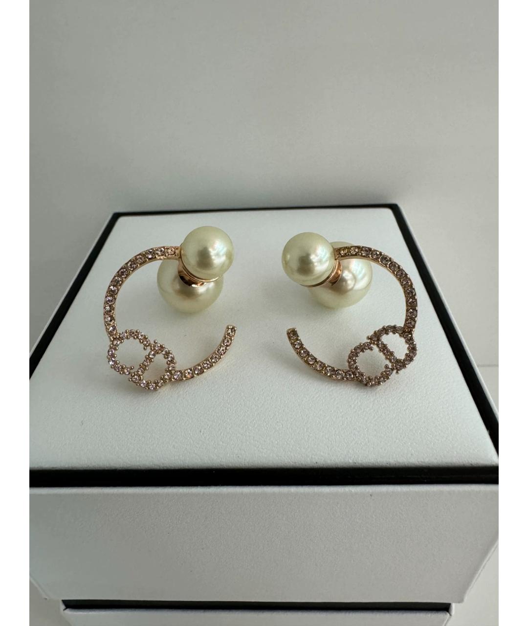 CHRISTIAN DIOR Золотые серьги, фото 5