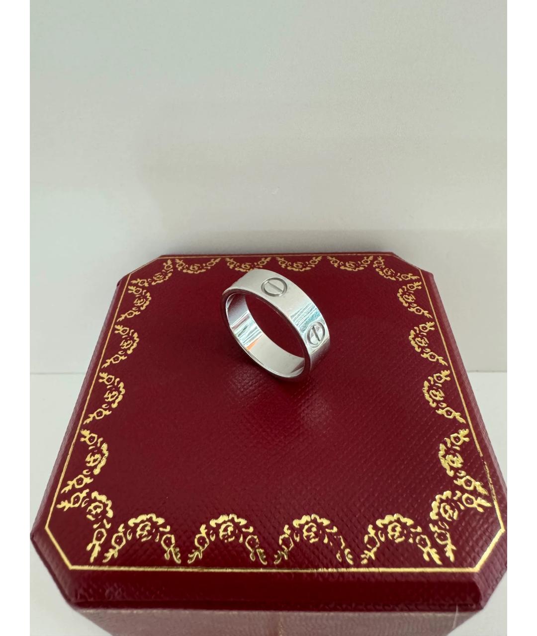 CARTIER Серебряное кольцо из белого золота, фото 3
