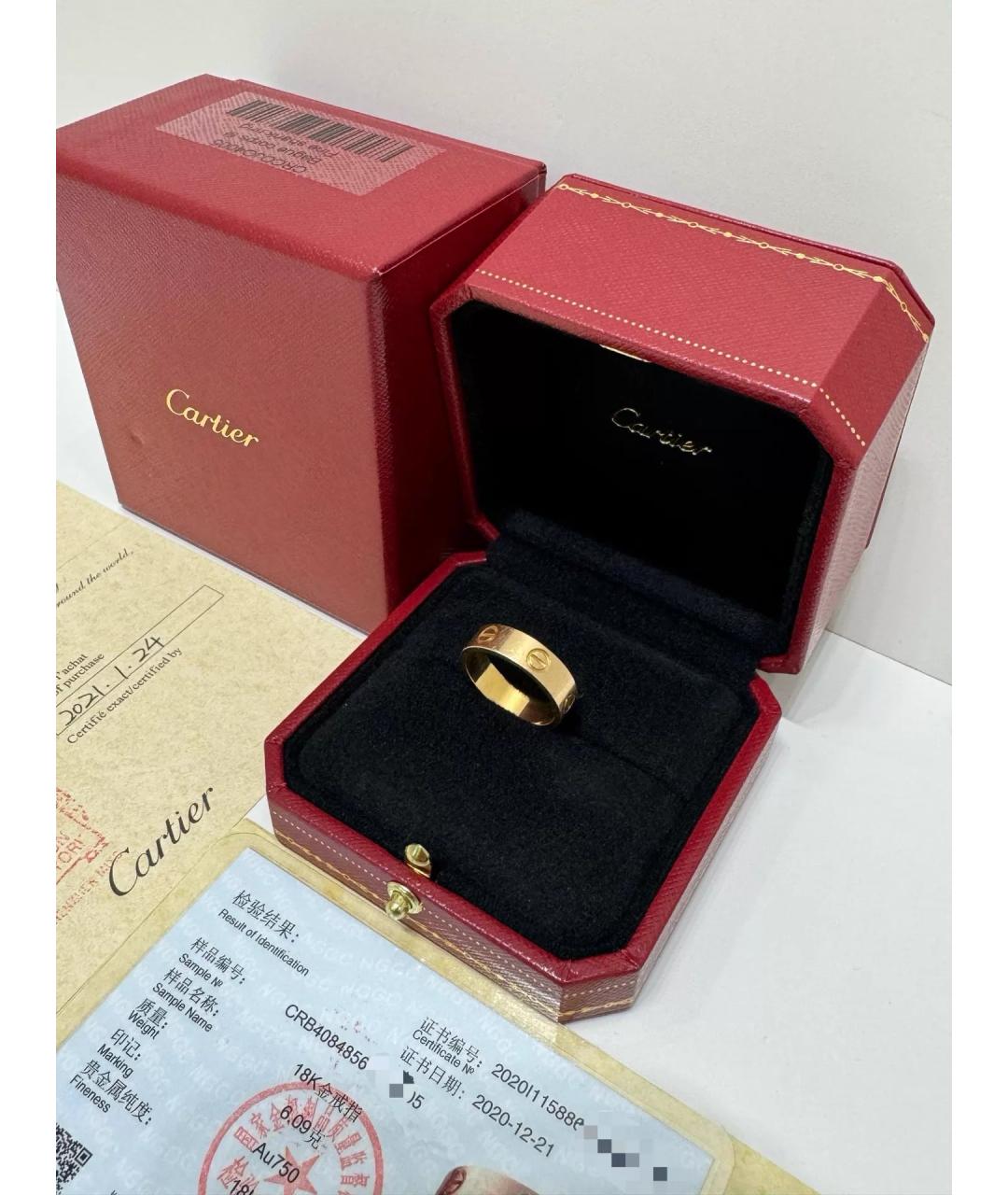 CARTIER Розовое кольцо из розового золота, фото 3