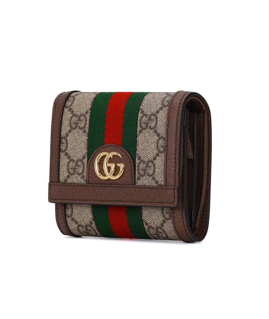 GUCCI Коричневый кошелек, фото 2