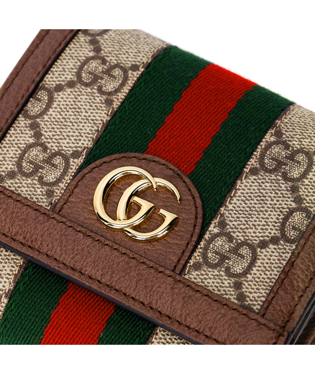 GUCCI Коричневый кошелек, фото 5