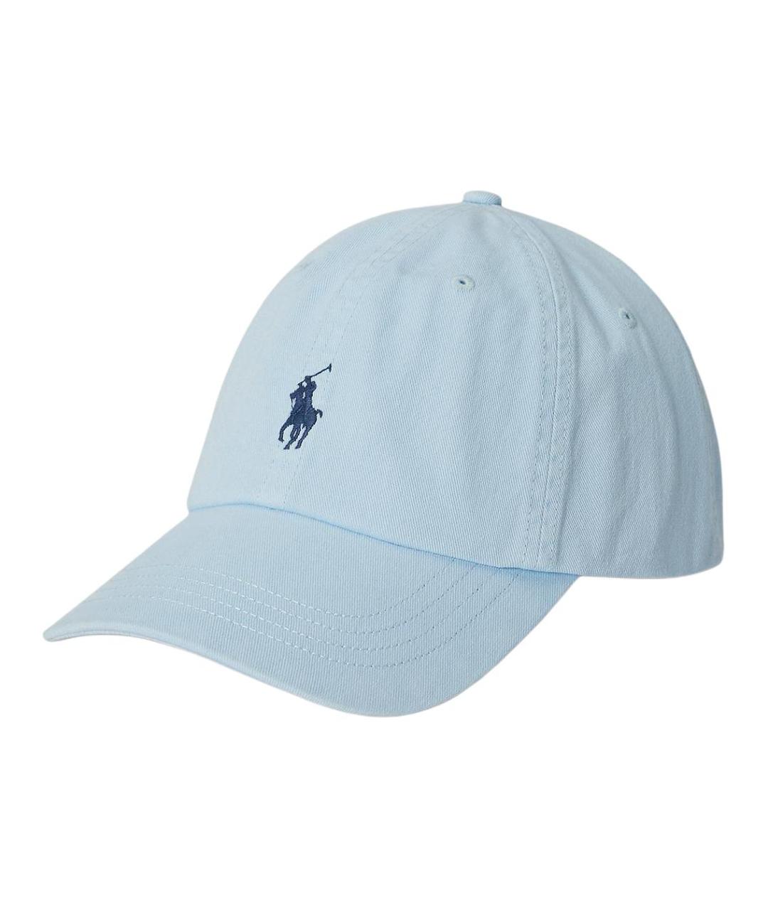 POLO RALPH LAUREN Голубая хлопковая кепка, фото 1