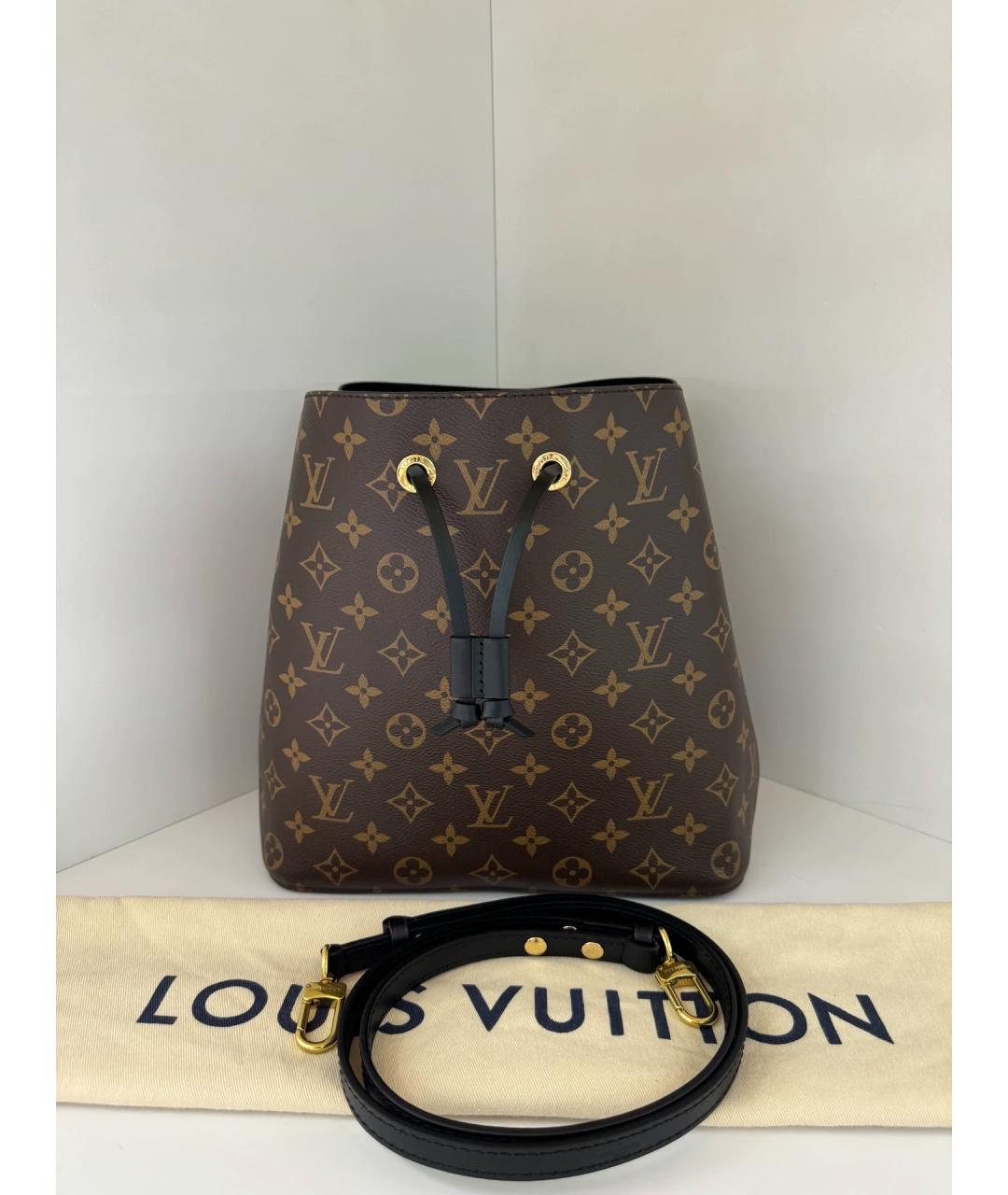 LOUIS VUITTON Черная сумка через плечо, фото 5