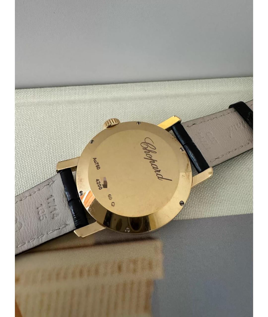 CHOPARD Белые часы из розового золота, фото 2