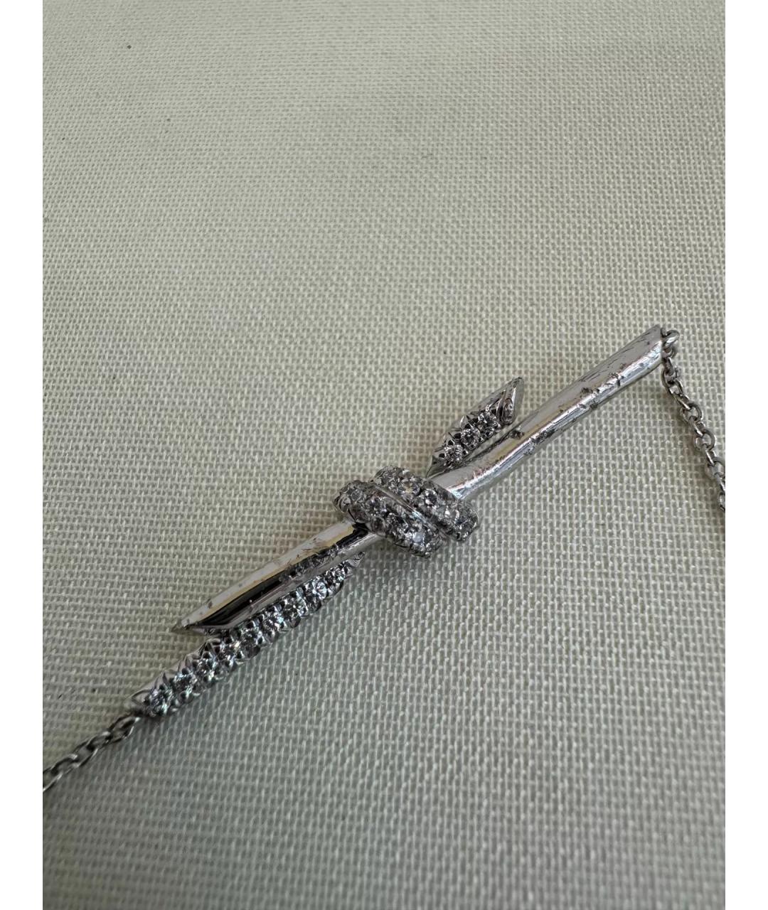 TIFFANY&CO Серебряная цепочка из белого золота, фото 5