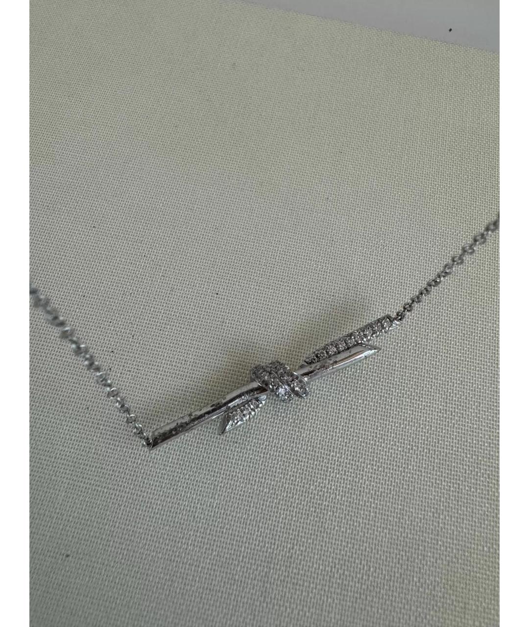 TIFFANY&CO Серебряная цепочка из белого золота, фото 6