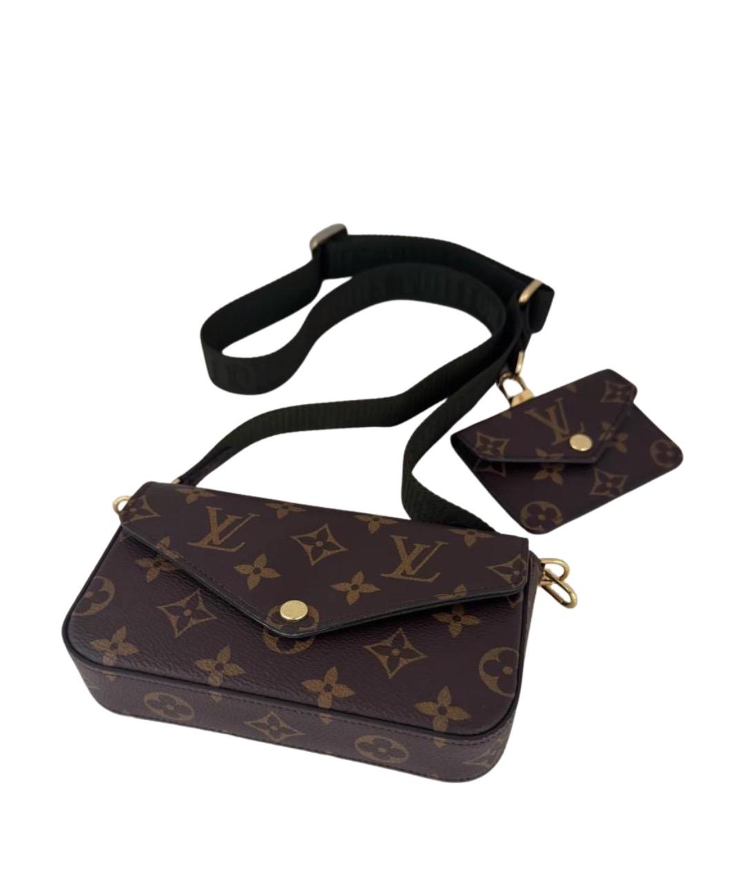 LOUIS VUITTON Коричневая сумка через плечо, фото 1
