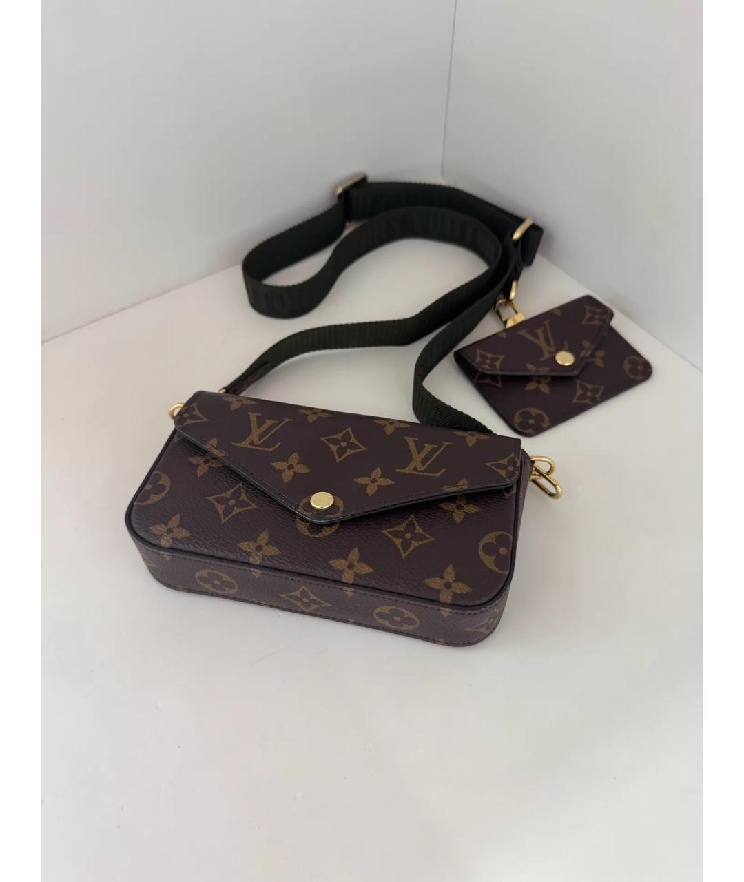 LOUIS VUITTON Коричневая сумка через плечо, фото 5