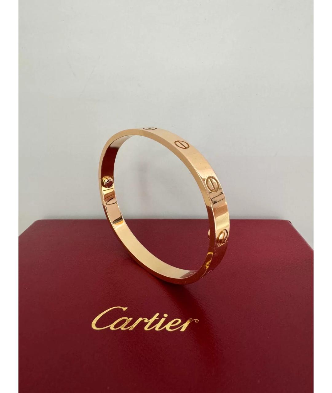CARTIER Золотой браслет из розового золота, фото 3