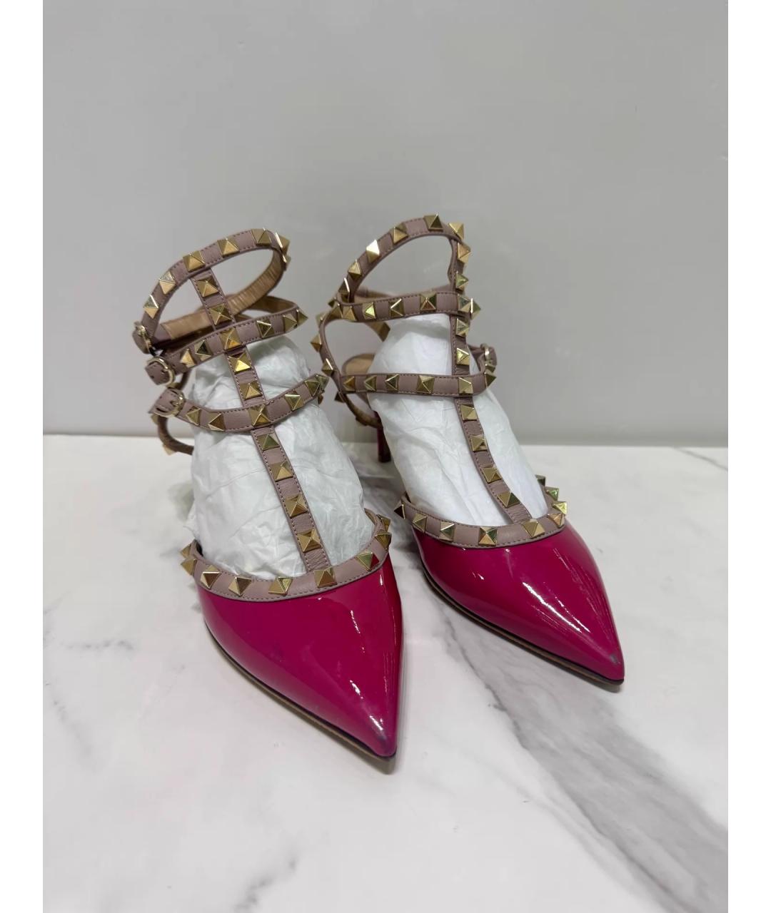 VALENTINO Фуксия туфли из лакированной кожи, фото 2