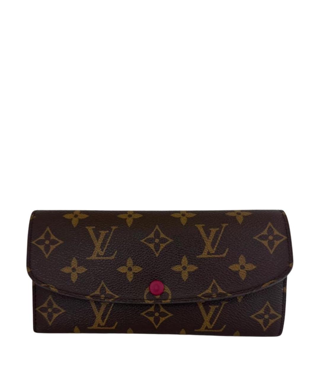 LOUIS VUITTON Коричневый кошелек, фото 1