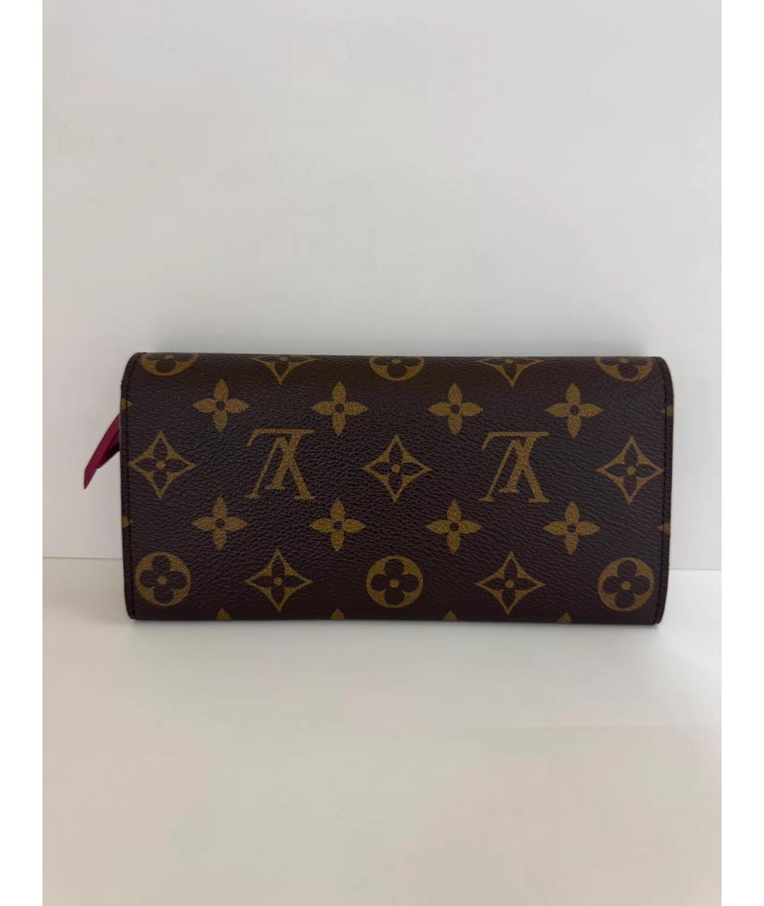LOUIS VUITTON Коричневый кошелек, фото 2