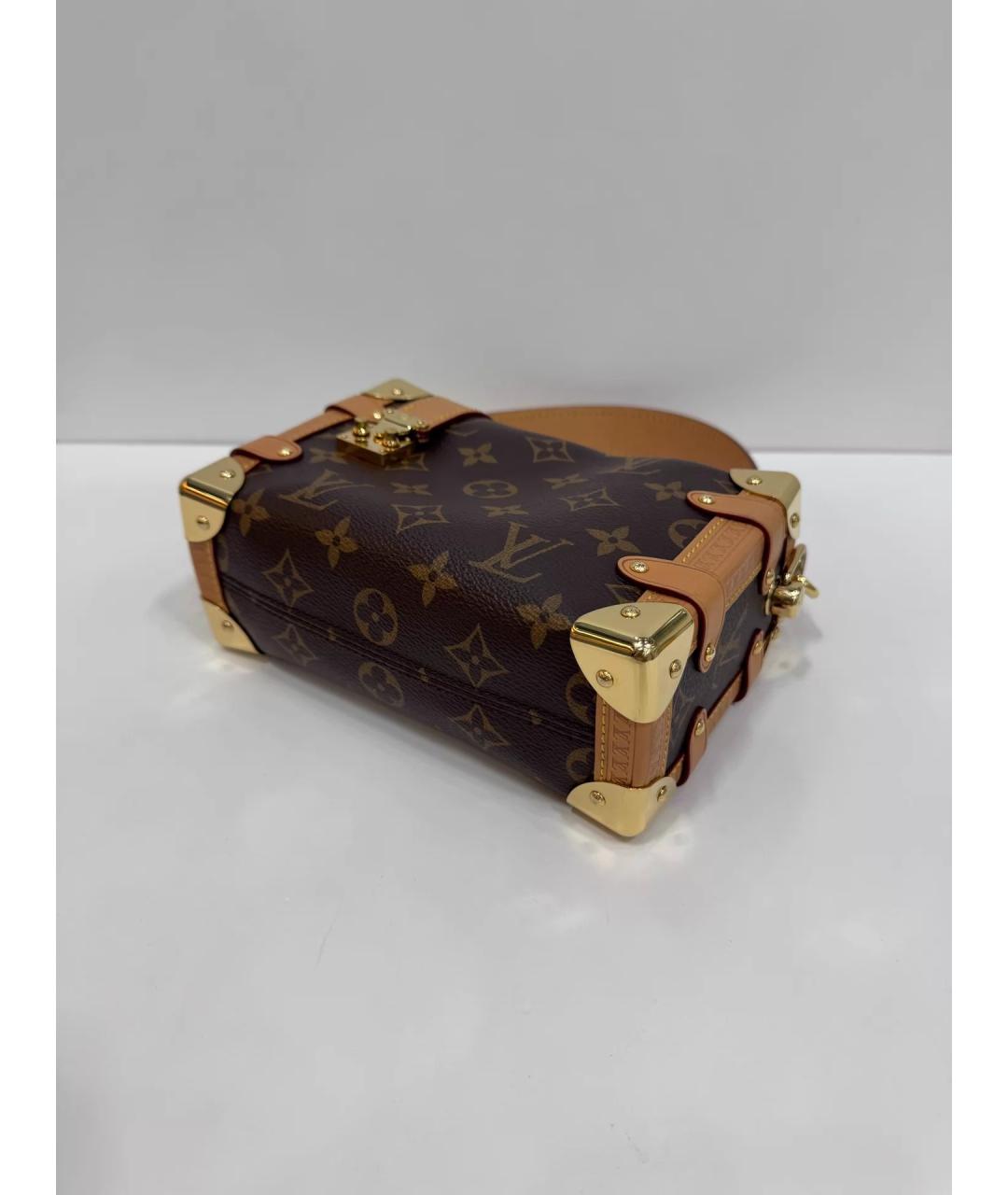 LOUIS VUITTON Коричневая сумка с короткими ручками, фото 4