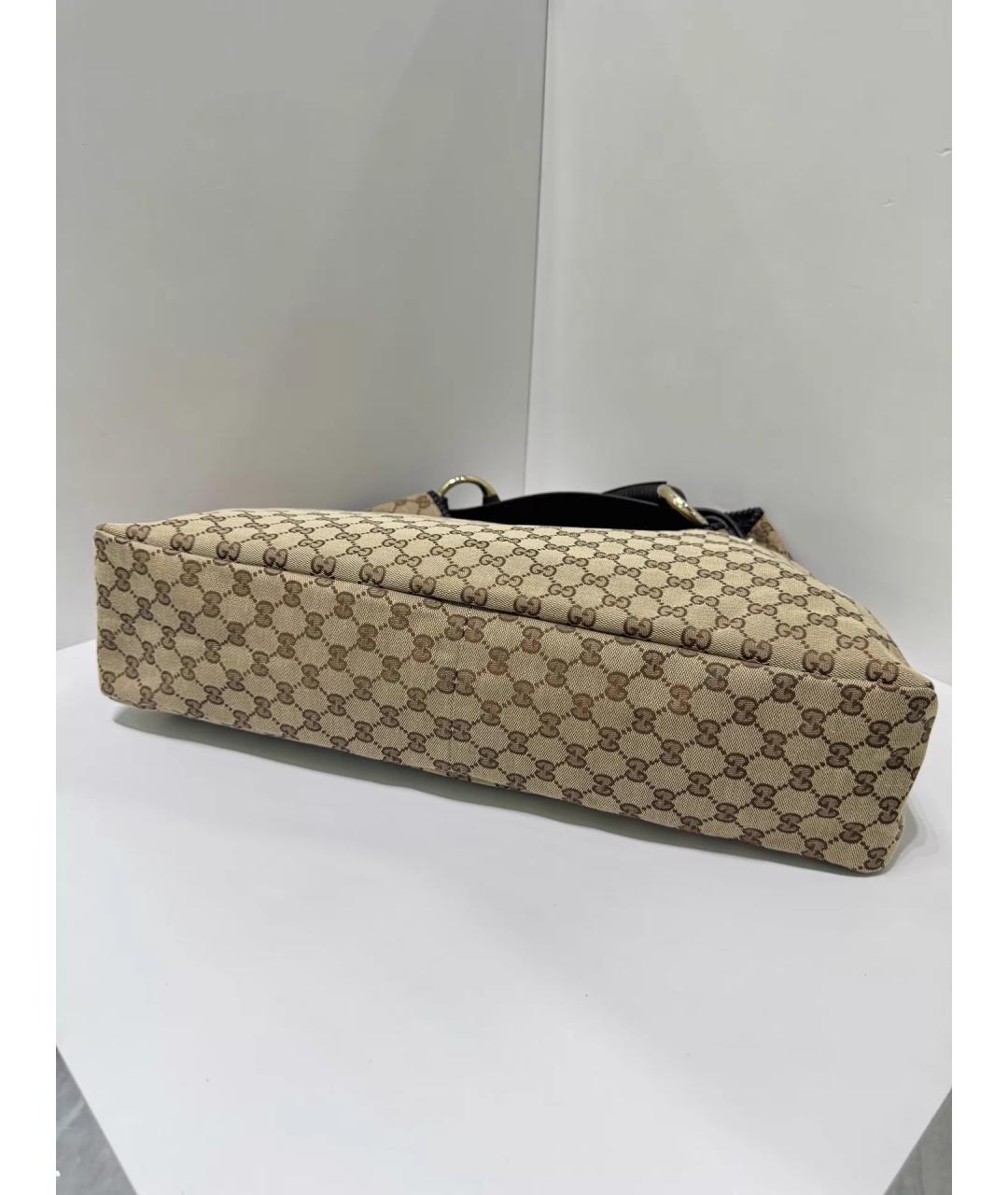 GUCCI Бежевая сумка тоут, фото 4
