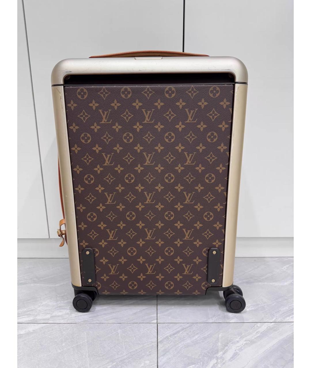 LOUIS VUITTON Коричневый чемодан, фото 2