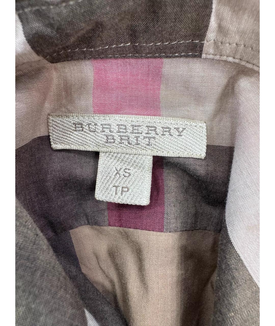 BURBERRY Мульти хлопковая рубашка, фото 3