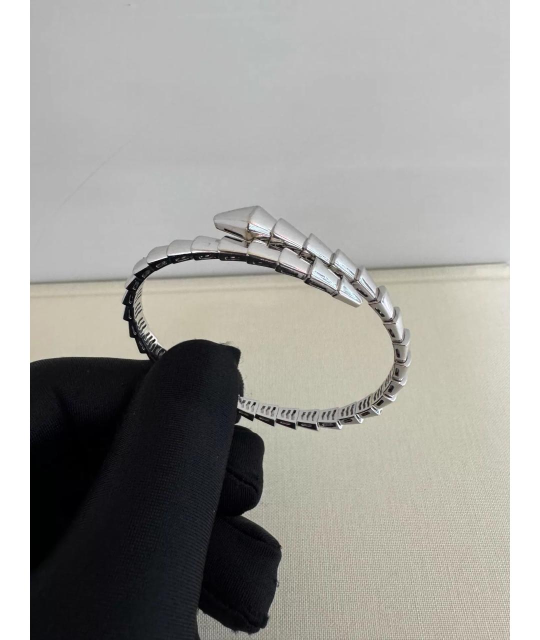 BVLGARI Серебряный браслет из белого золота, фото 2