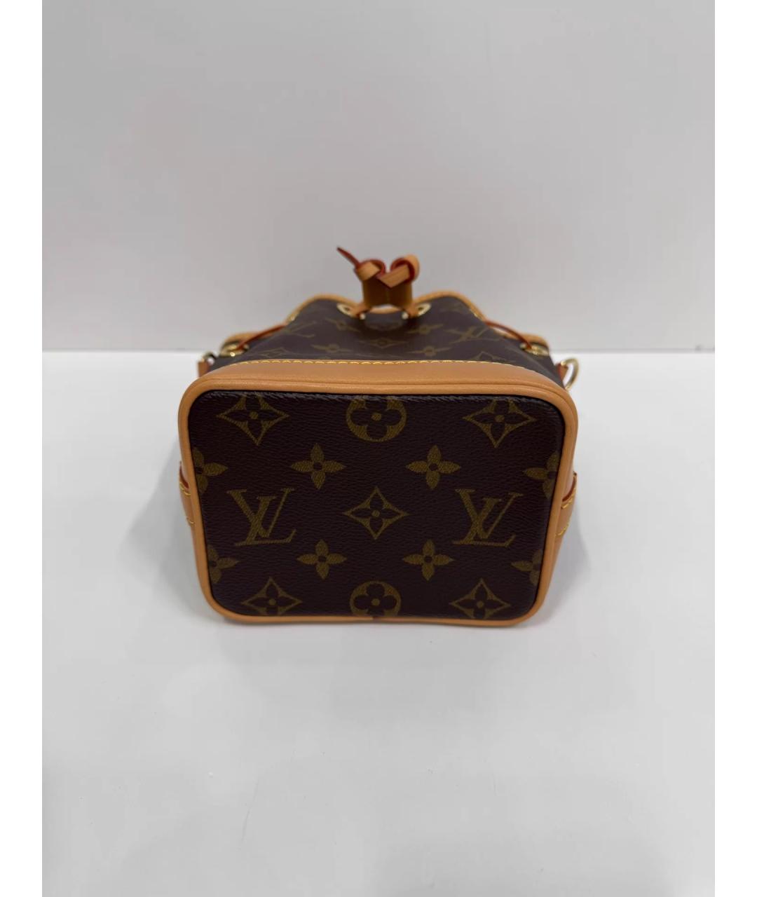 LOUIS VUITTON Коричневая сумка с короткими ручками, фото 4