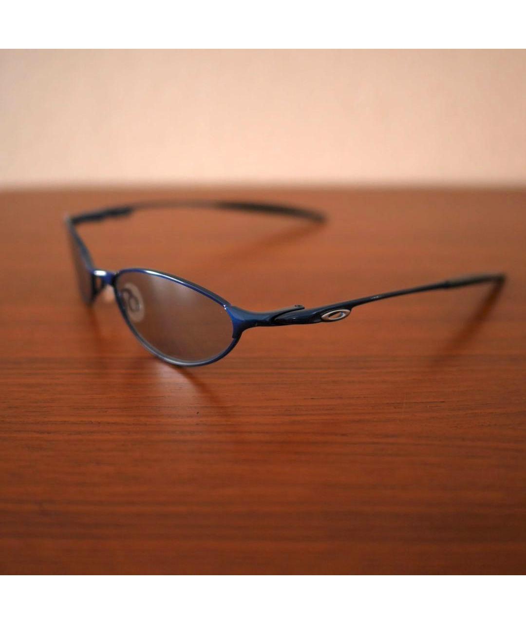 OAKLEY Темно-синие металлические солнцезащитные очки, фото 2